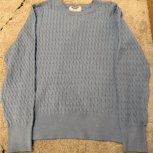 Old Navy Women's Sky Blue Cable Knit Cardigan